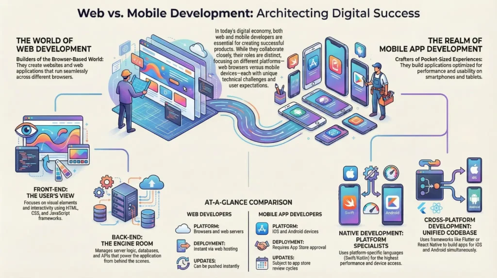 Web and Mobile App Developers